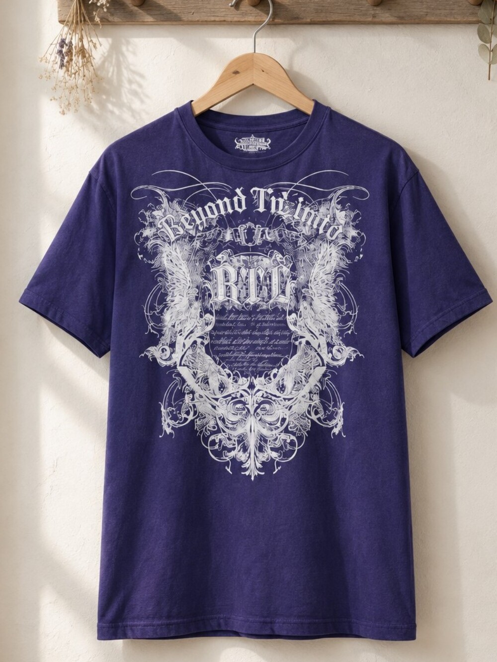 Beyond The Limit Purple Graphic T-Shirt Men's Size 3XL